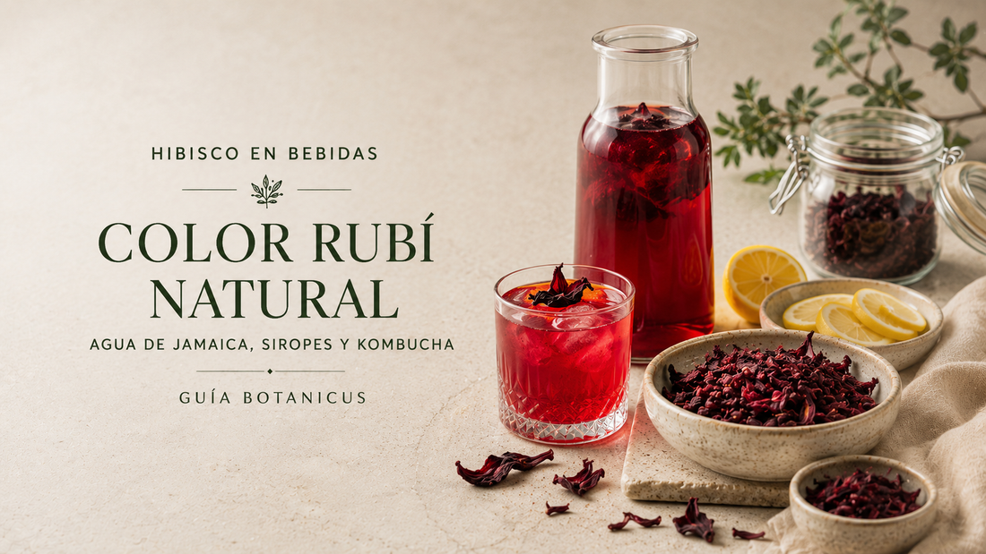 Cáliz seco de hibisco rojo intenso para kombucha, agua de Jamaica y bebidas naturales — Hibiscus, Botanicus