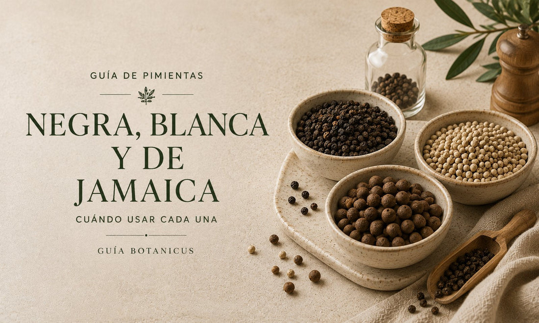 Guía de pimientas: negra, blanca y de Jamaica — Botanicus