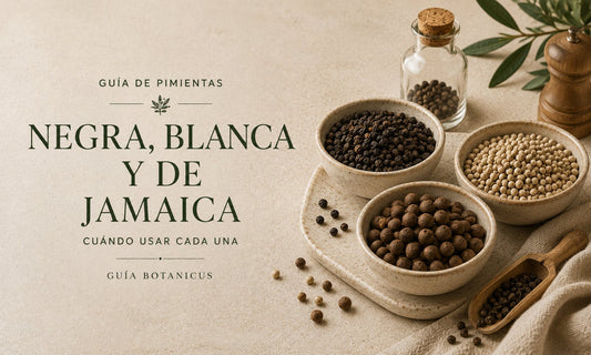 Guía de pimientas: negra, blanca y de Jamaica — Botanicus