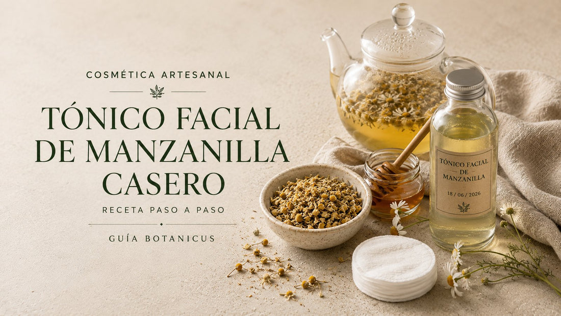 Tónico facial de manzanilla casero, receta paso a paso — Botanicus
