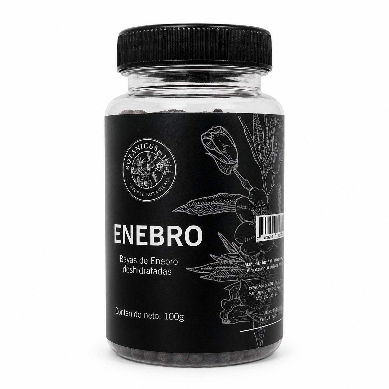 Enebro búlgaro 100 g — bayas enteras de Juniperus communis para gin, coctelería e infusiones | Botanicus