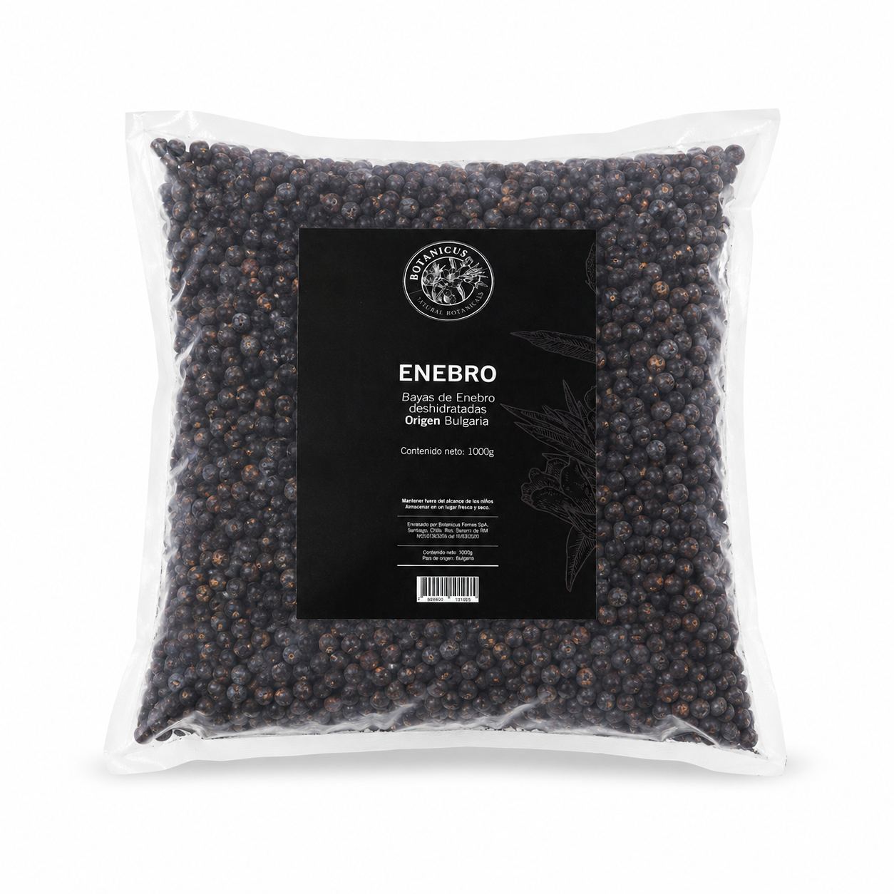 Enebro búlgaro 1 kg — bayas enteras de Juniperus communis a granel para destilación e infusiones | Botanicus