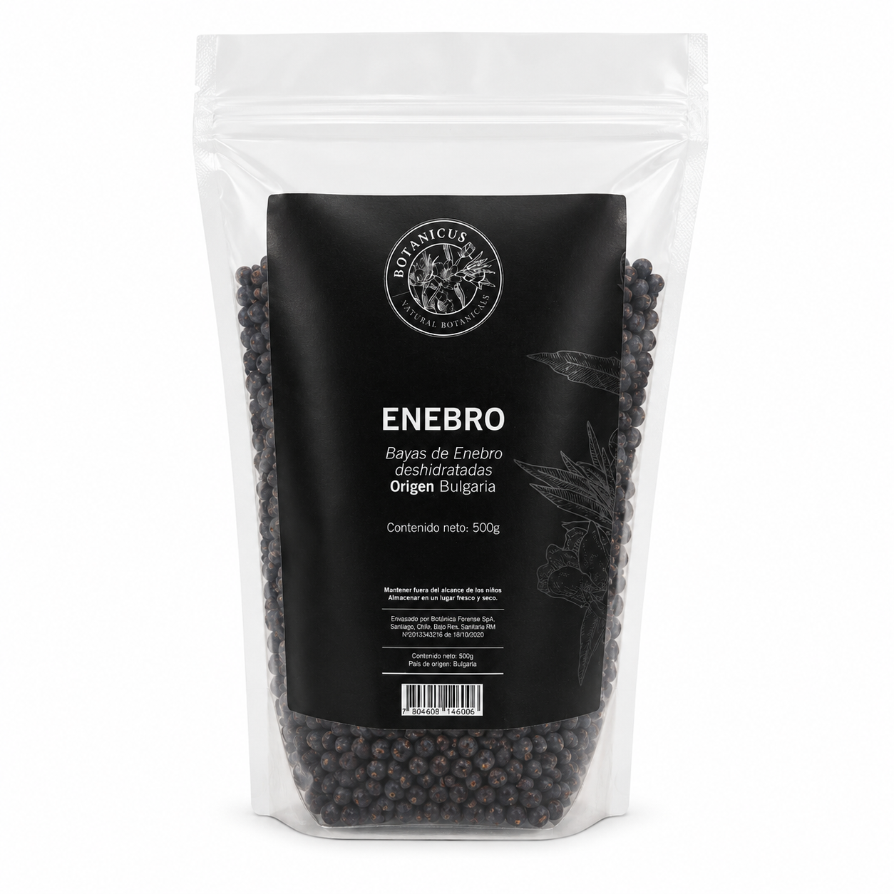 Enebro búlgaro 500 g — bayas enteras de Juniperus communis a granel para cocina e infusiones | Botanicus