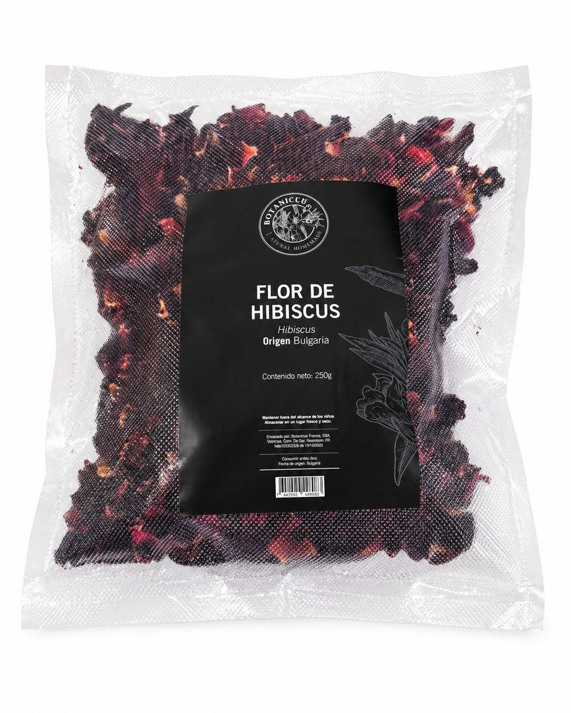 Flor de hibisco entera para infusiones, kombucha y cosmética — Botanicus