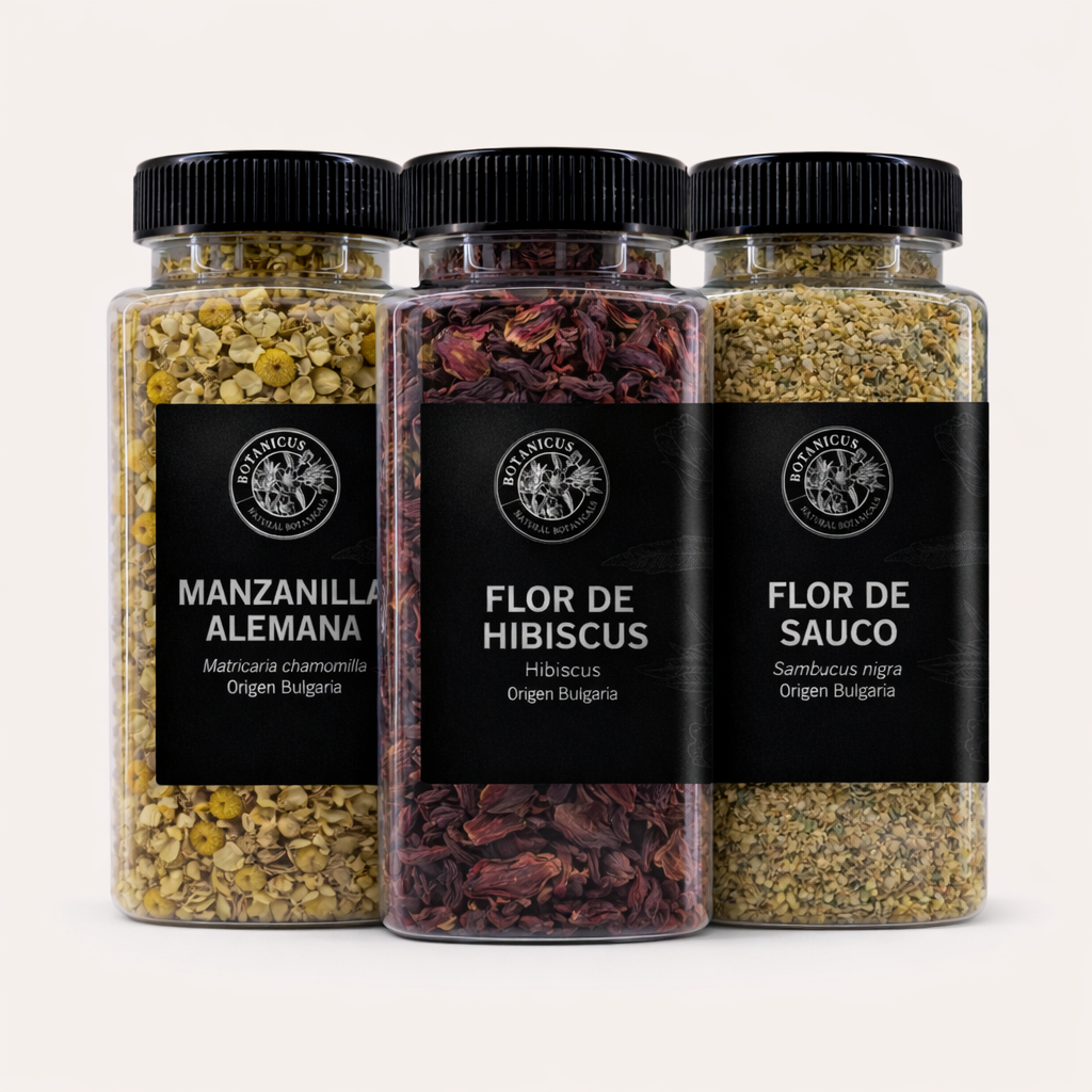 Kit Floral Intenso con hibisco, lavanda y rosa mosqueta — Botanicus