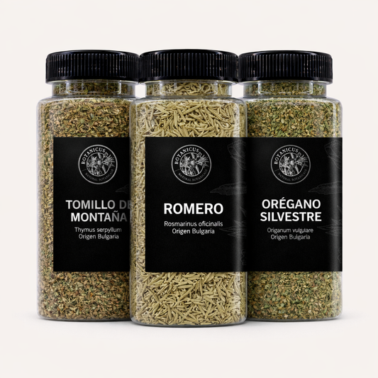 Kit Herbal Mediterráneo con romero, tomillo y orégano silvestre — Botanicus