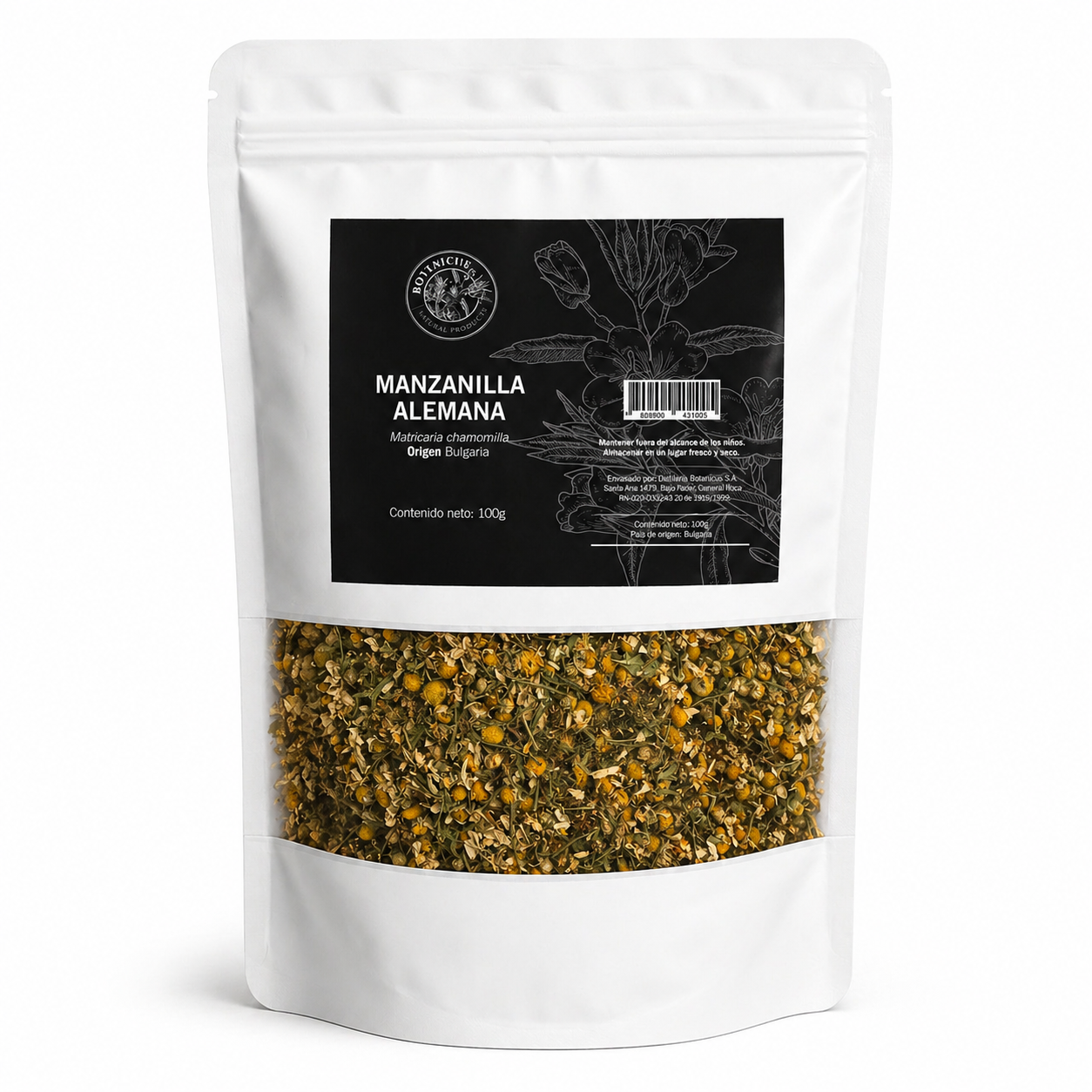 Manzanilla alemana en flor entera para infusiones y cosmética — Botanicus