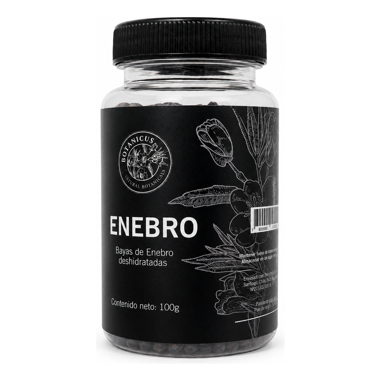Enebro búlgaro 100 g — bayas enteras de Juniperus communis para infusiones, marinadas y cocina | Botanicus