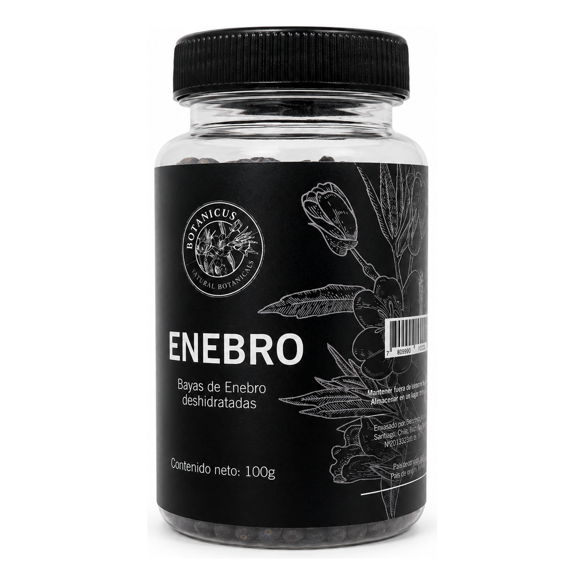 Enebro búlgaro 100 g — bayas enteras de Juniperus communis para infusiones, marinadas y cocina | Botanicus